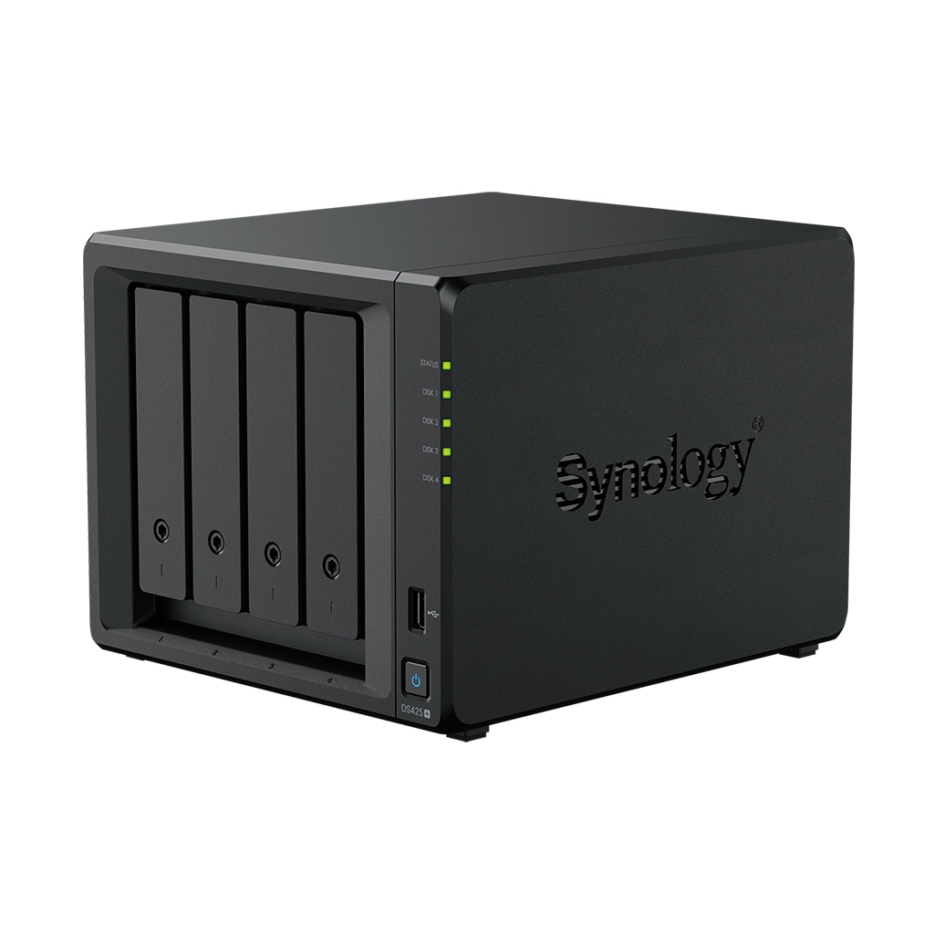 [DS425+] Synology NAS 4 bay 2GB 1X 2.5GbE LAN,1X 1GbE LAN with NVM.e slots