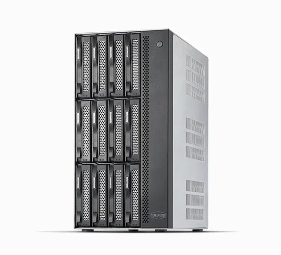 [T12-500 PRO] TerraMaster NAS 12-bay, up to ~4.7 GHz (i7-1255U), 16/64 GB DDR5 RAM,