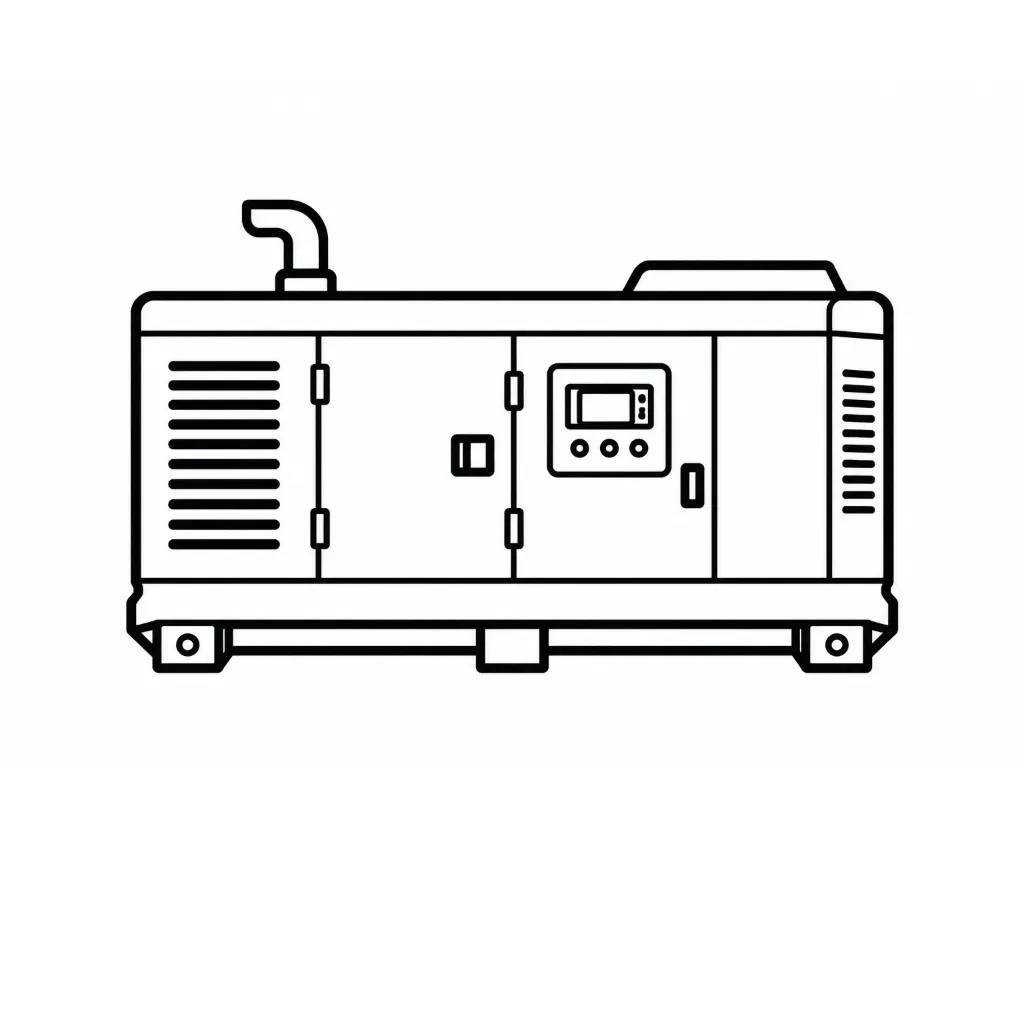 Generator 90 KVA مولدة للايجار