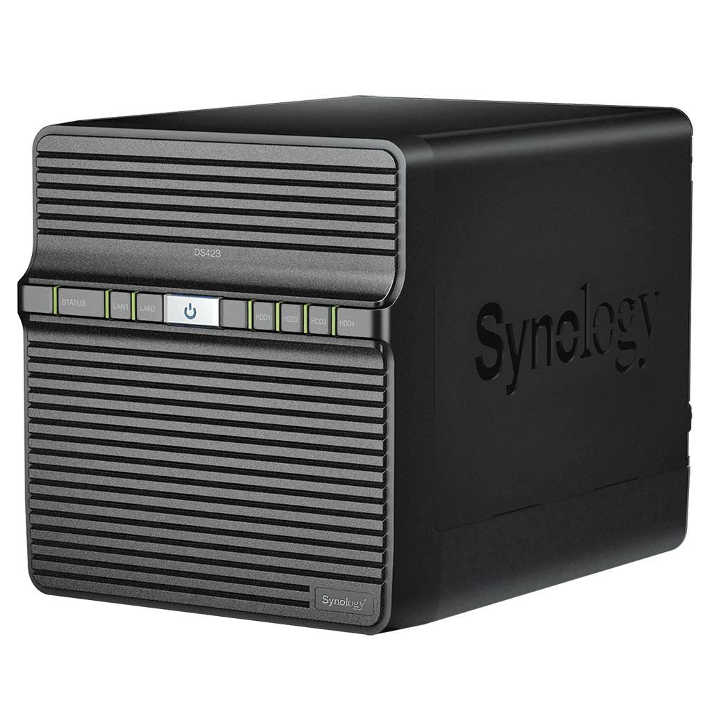 [DS423] Synology NAS 4 bay, DC 2.9G, 2G (Max 6G), 2 x1G Lan