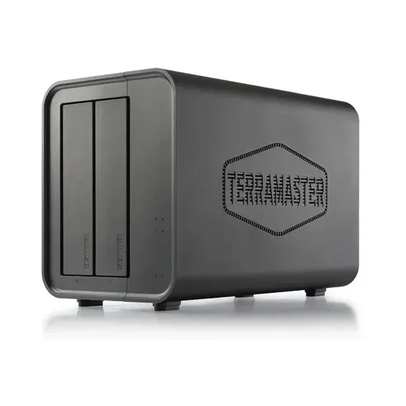 [F2-212] TerraMaster NAS 2-Bay Quad Core 2.0GHz, 1GB DDR4, 1 x 1GbE LAN