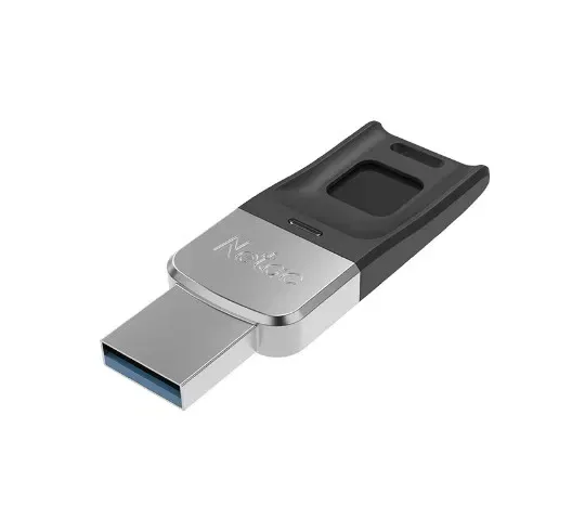 [US132] Netac USB 3.0 Flash Drive 32GB - AES 256-bit Fingerprint Encryption