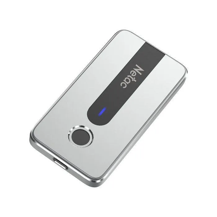 [Z111T] Netac External SSD 1TB, USB 3.2 Gen 2 Type-C - AES 256-bit Fingerprint Encryption